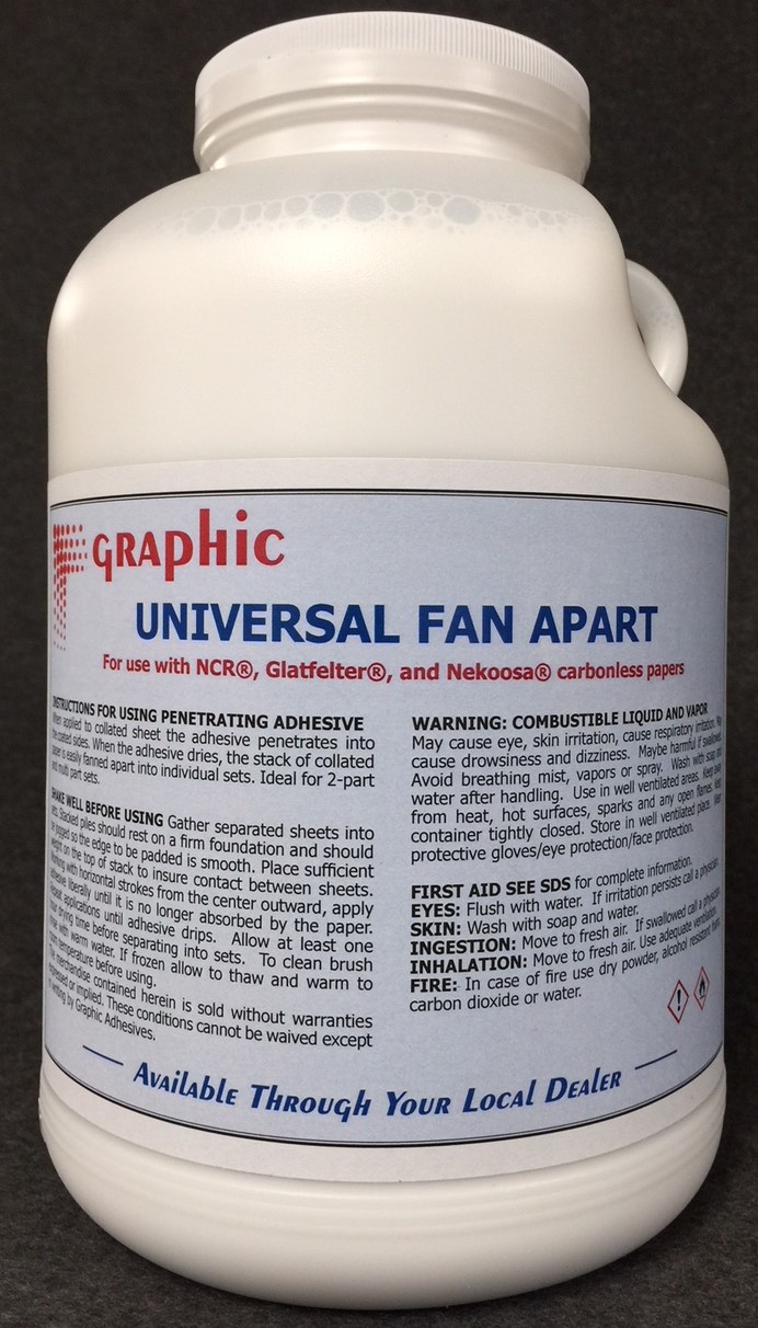 (image for) NCRG Graphic Universal Fan Apart Adhesive 1 Gallon
